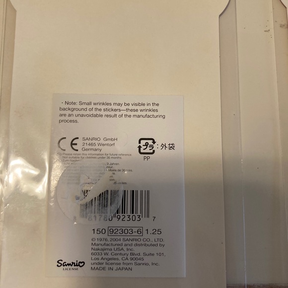 Sold Set of 3 sheets Hello Kitty Stickers Sanrio - Picture 7 of 9